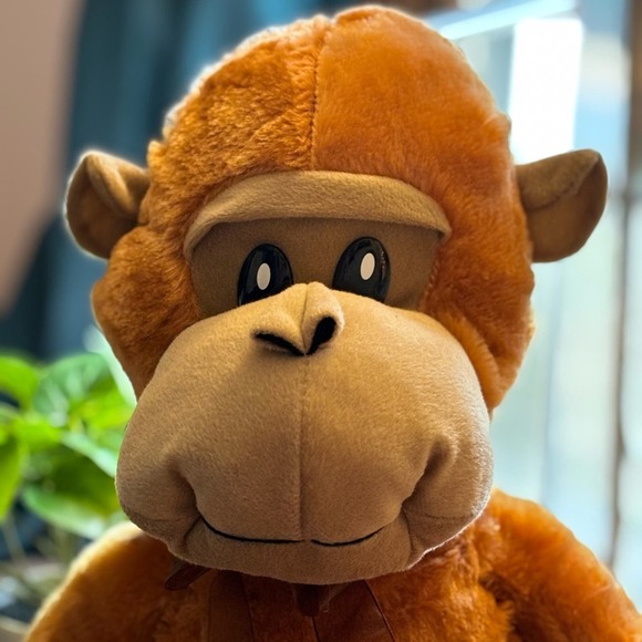 CalPlush Golden Brown Stuffed Monkey - Picture 4 of 5